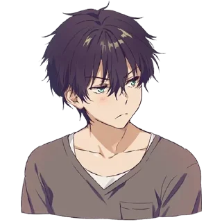 😎 emoji @anime_stickerr Аниме Куны Telegram sticker 12 of 25