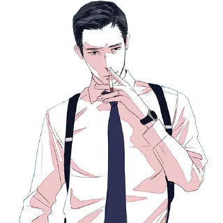 😎 emoji @anime_stickerr Аниме Куны Telegram sticker 22 of 25