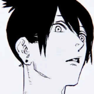 🤢 emoji Aki Hayakawa [ @anime_sticks ] Telegram sticker 24 of 45
