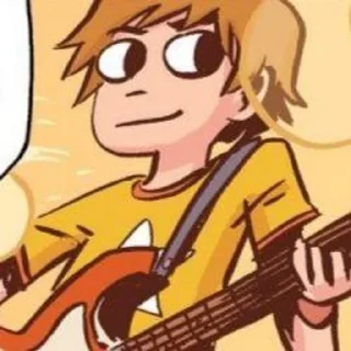 ⭐ emoji ꒰🎸꒱ scott pilgrim ✯ ;; @suuukiw Telegram sticker 11 of 43