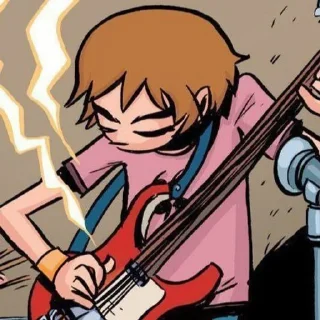 ⭐ emoji ꒰🎸꒱ scott pilgrim ✯ ;; @suuukiw Telegram sticker 5 of 43