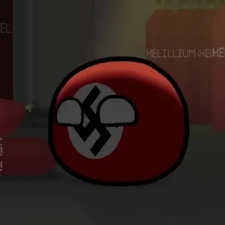Sticker from Countryballs one love🇵🇱