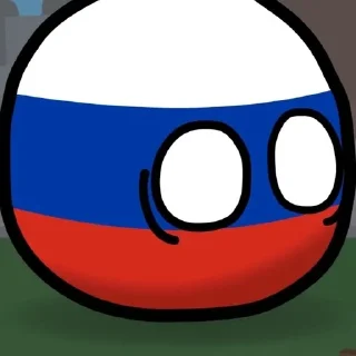 🇷🇺 emoji Countryballs one love🇵🇱 Telegram sticker 22 of 53