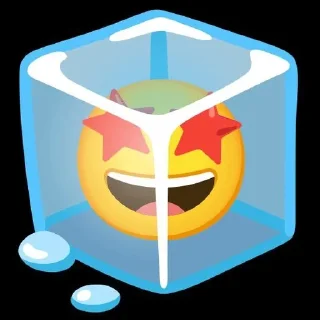 🌟 emoji 🧊Coldemoji🧊 Telegram sticker 17 of 120