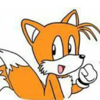 ✊ emoji Classic Tails. Telegram sticker 1 of 30