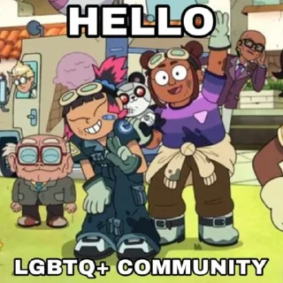 🏳️‍🌈 emoji 🤝 Telegram sticker 16 of 16