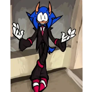 😎 emoji Sonic horror Telegram sticker 15 of 97