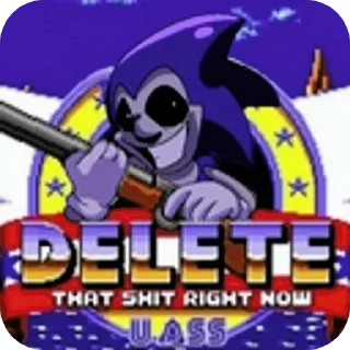 Sticker from Sonic horror