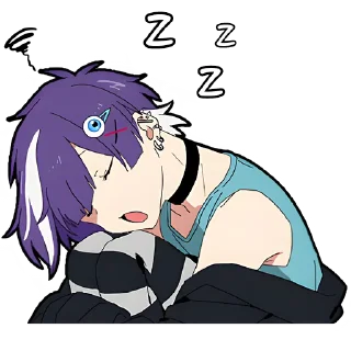 😴 emoji Ленивая-тян @Nyasticks Telegram sticker 20 of 41