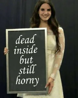 Sticker from queen lana del rey