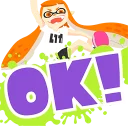 Sticker from Splatoon: Inkling Injection :: @line_stickers