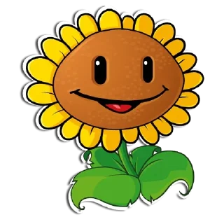 🌻 emoji Зомби vs Растения ➩ @Earth928B Telegram sticker 14 of 15