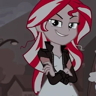 💋 emoji Сансет Шиммер Telegram sticker 12 of 50