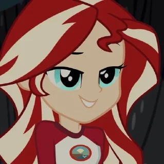 💋 emoji Сансет Шиммер Telegram sticker 6 of 50