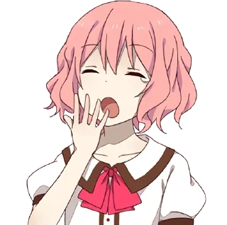😴 emoji Бака-тян @nyasticks Telegram sticker 6 of 41