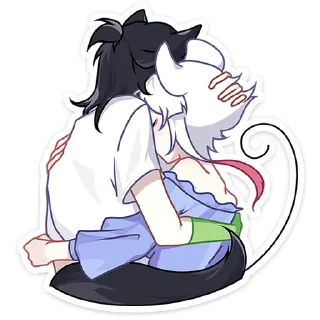 🤗 emoji Мауси и Рен на каникулах Telegram sticker 23 of 49