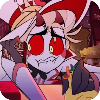 Sticker from БОЛЬШЕ ⇨ @CLOOBHUB ЛЮЦИФЕР ОТЕЛЬ ХАЗБИН HAZBIN ТГ