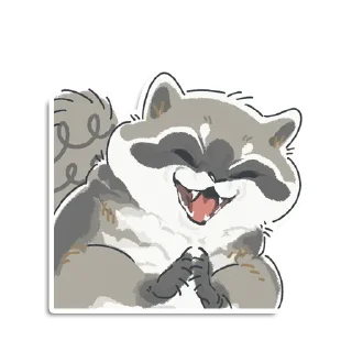 😈 emoji еноты @SSATANIX Telegram sticker 24 of 120