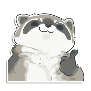 👍 emoji еноты @SSATANIX Telegram sticker 11 of 120