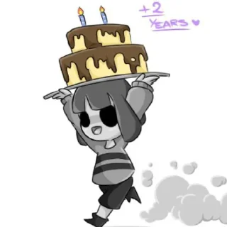 🤍 emoji Core Frisk by :  @stickers_undertale Telegram sticker 12 of 20