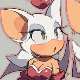 😲 emoji @AnimeTelegramStickersTg <- Руж Rouge Telegram sticker 20 of 98