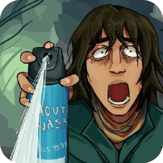 😶 emoji mouthwashing Telegram sticker 11 of 120
