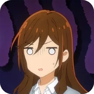 🤨 emoji horimiya❤️ Telegram sticker 23 of 52