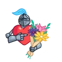 💐 emoji Date Knight Telegram sticker 16 of 22