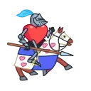 🏃‍♂️ emoji Date Knight Telegram sticker 8 of 22