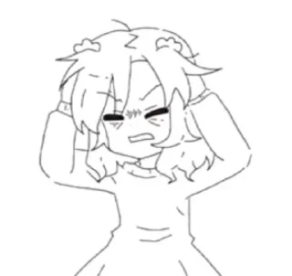💀 emoji Мори гяру ` :: @yktidit Telegram sticker 14 of 15