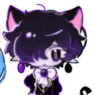 🐱 emoji black sapphire cookie Telegram sticker 20 of 27