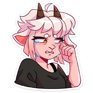 😭 emoji Эйко  от -> @TgSticker Telegram sticker 18 of 48