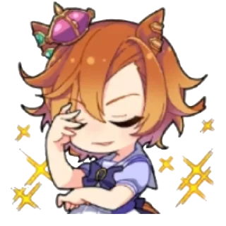 👄 emoji Umamusume Telegram sticker 13 of 41