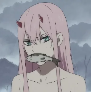 🌟 emoji Zero Two • @Earth928B Telegram sticker 15 of 50