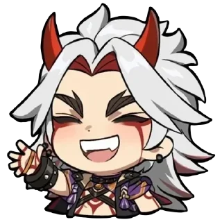 ✋ emoji Arataki Itto Telegram sticker 7 of 50
