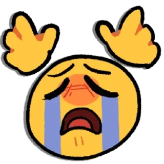 😭 emoji смайлікі 0.2 @elistikers Telegram sticker 5 of 34