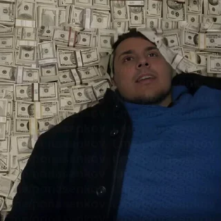 🤑 emoji @Ponasenkov AI Telegram sticker 20 of 40