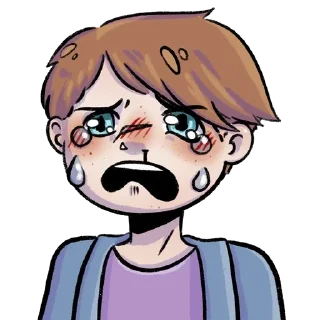 😭 emoji Ебанутое семейство Telegram sticker 13 of 15