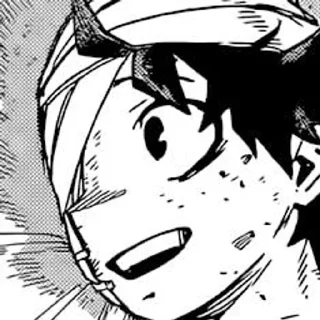 🌟 emoji izuku midoriya Telegram sticker 23 of 45