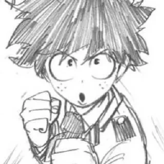 🌟 emoji izuku midoriya Telegram sticker 24 of 45