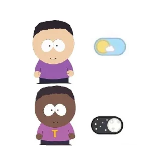 🤫 emoji Южный Парк Telegram sticker 17 of 19
