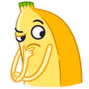 🤔 emoji Banana Telegram sticker 14 of 35