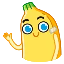👋 emoji Banana Telegram sticker 5 of 27