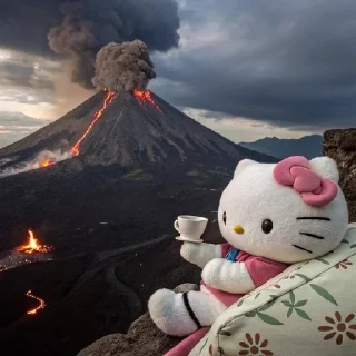 Sticker from Hello kitty mood