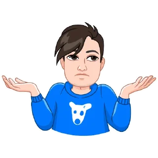 🤷 emoji Мои vmoji Telegram sticker 18 of 38