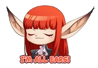 👂 emoji Velvet Room Telegram sticker 19 of 101