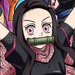 🙂 emoji Незуко Telegram sticker 7 of 60