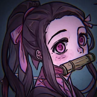 😌 emoji Незуко Telegram sticker 24 of 60