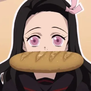 🎐 emoji няшка незуко. Telegram sticker 16 of 33
