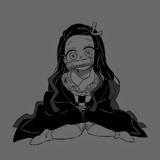 😀 emoji Незуко Telegram sticker 18 of 60